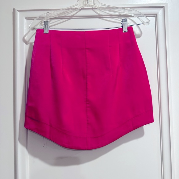 NWT Hot Pink Mini Skirt - Picture 2 of 5